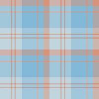 Seamless pattern in amazing blue and orange colors for plaid, fabric, textile, clothes, tablecloth and other things. Vector image.
