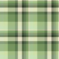 Seamless pattern in light and dark green and beije colors for plaid, fabric, textile, clothes, tablecloth and other things. Vector image.