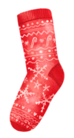 christmas socks illustration watercolor styles png