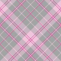 Seamless pattern in amazing creative  light and bright pink and grey colors for plaid, fabric, textile, clothes, tablecloth and other things. Vector image. 2