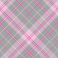 Seamless pattern in amazing creative  light and bright pink and grey colors for plaid, fabric, textile, clothes, tablecloth and other things. Vector image. 2