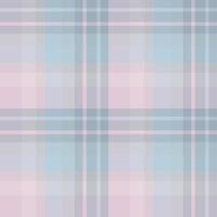 Seamless pattern in amazing discreet pastel pink, blue, grey colors for plaid, fabric, textile, clothes, tablecloth and other things. Vector image.