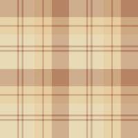 Seamless pattern in amazing beige and brown colors for plaid, fabric, textile, clothes, tablecloth and other things. Vector image.