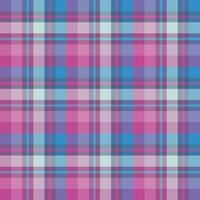 Seamless pattern in amazing bright pink and blue colors for plaid, fabric, textile, clothes, tablecloth and other things. Vector image.