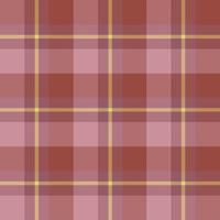 Seamless pattern in warm pink and yellow colors for plaid, fabric, textile, clothes, tablecloth and other things. Vector image.