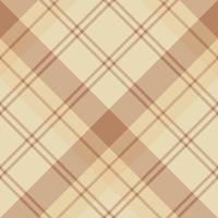 Seamless pattern in amazing beige and brown colors for plaid, fabric, textile, clothes, tablecloth and other things. Vector image. 2