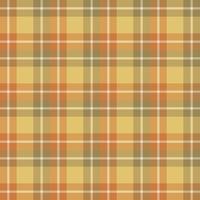 Seamless pattern in amazing orange, beige and warm yellow colors for plaid, fabric, textile, clothes, tablecloth and other things. Vector image.