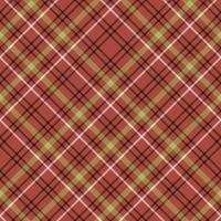 Seamless pattern in red, black, white, green colors for plaid, fabric, textile, clothes, tablecloth and other things. Vector image.