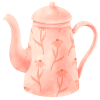 theepot aquarel illustratie png