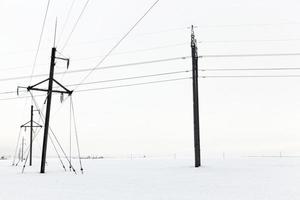 Pillars in the field photo