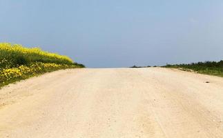 road sand, field photo