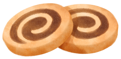 illustrazione dei biscotti dell'acquerello png