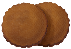 ilustração de biscoitos em aquarela png