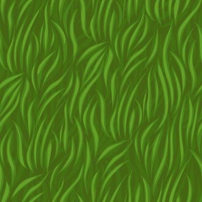 Grass seamless pattern, texture green grass waves for wallpaper ui game.