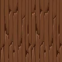 Seamless textured old wood floor, brown wallpaper panels for ui game. Vector illustration of vintage broken plank pattern background.