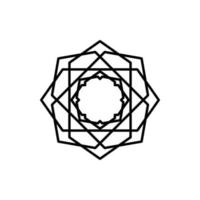 Square Pattern Abstract Geometric Design Elements. Line style design. simple design editable vector