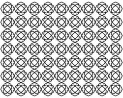 patrón transparente de vector. elementos de diseño geométrico de fondo de patrón de círculo. diseño de estilo de línea. diseño simple editable vector