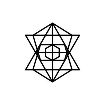 Square Pattern Abstract Geometric Design Elements. Line style design. simple design editable vector