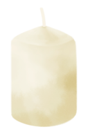 illustrazioni di candele stili ad acquerello png