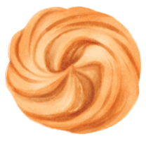 Cookie-Aquarell von Hand bemalt png