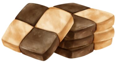 illustration de biscuits aquarelle png