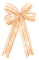 cinta de regalo beige arco ilustraciones estilos de acuarela pintados a mano