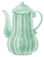 theepot aquarel illustratie png