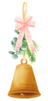 bouquet de verdure de noël styles d'illustration aquarelle png
