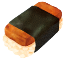 sushi akvarell illustration png