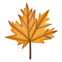 maple leaf watercolor png