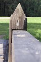 old wooden bridge photo