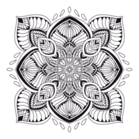 motif géométrique de mandalas, mandala chaud, fleur de vie arc-en-ciel avec lotus, fleur de vie en lotus png