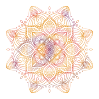 Mandalas geometric pattern, Warm Mandala,Rainbow Flower of Life with Lotus, Flower of Life in Lotus png