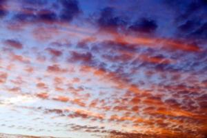 the sky during sunset photo