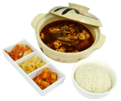 soupe coréenne épicée aux poireaux et au bœuf