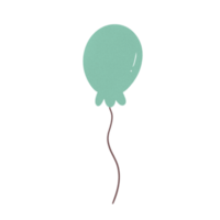 grön ballong söt png