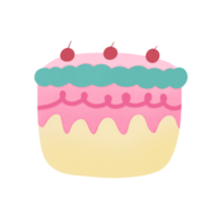 Cherry cake sweet png