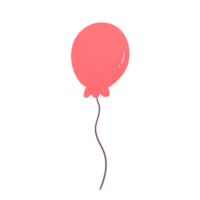 balão rosa fofo png