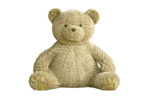 teddybeer geïsoleerd op witte achtergrond png