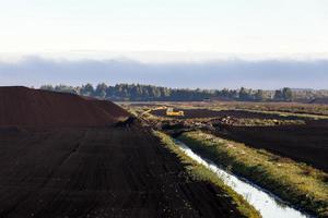 extraction of peat photo