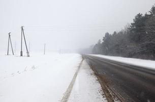 Snow after snowfall photo