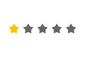 5 star rating review, star png transparent