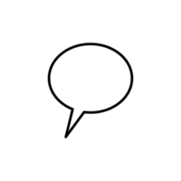 bulle de dialogue, bulle de conversation, bulle de chat, icône png transparent