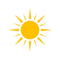 zon, zonnestraal icoon png transparant