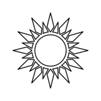 sun, sun ray icon png transparent