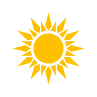 sol, ícone de raio de sol png transparente