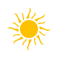 zon, zonnestraal icoon png transparant