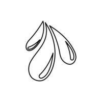 Wassertropfen-Symbol png transparent