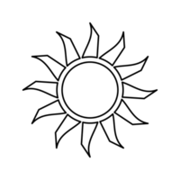 Sonne, Sonnenstrahl-Symbol png transparent