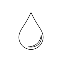 vattendroppe ikon png transparent